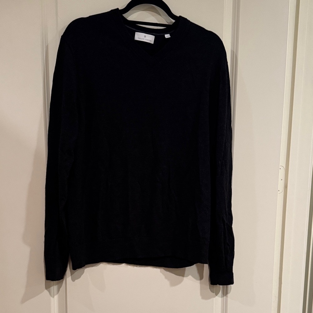 Men's Tuscano Firenze Gray Fine Wool Sweater
